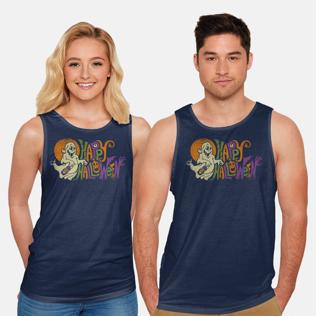 Spooky Halloween-Unisex-Basic-Tank-kennsing