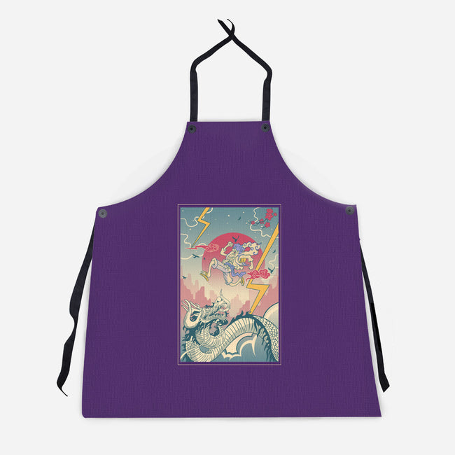 Gear 5 Ukiyo E-Unisex-Kitchen-Apron-constantine2454