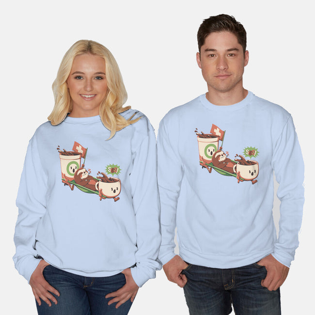 Coffee Rescue-Unisex-Crew Neck-Sweatshirt-tobefonseca