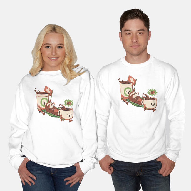 Coffee Rescue-Unisex-Crew Neck-Sweatshirt-tobefonseca