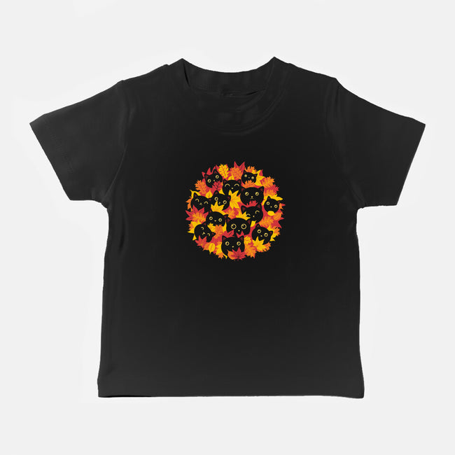 Autumn Kittens-Baby-Basic-Tee-erion_designs