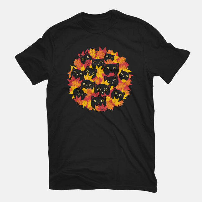 Autumn Kittens-Youth-Basic-Tee-erion_designs