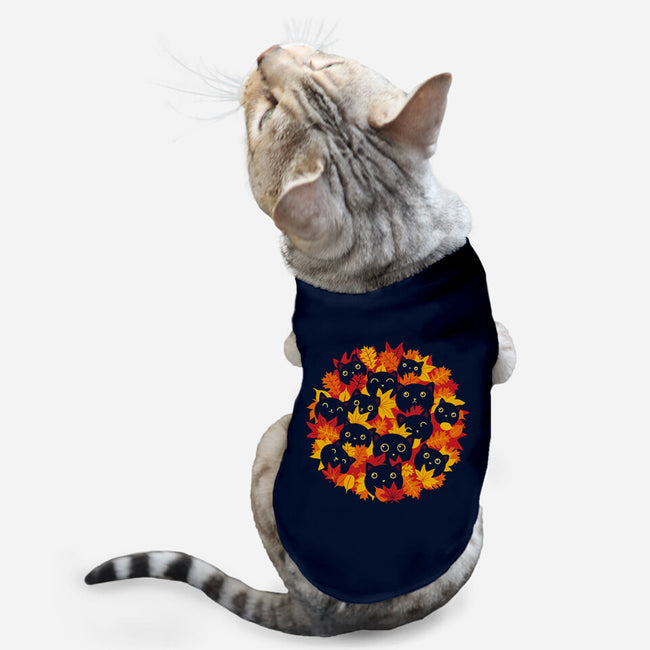 Autumn Kittens-Cat-Basic-Pet Tank-erion_designs