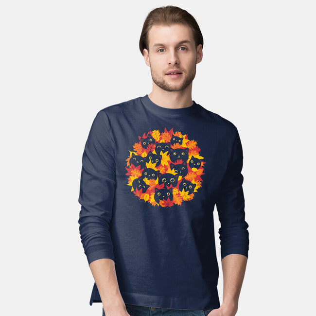 Autumn Kittens-Mens-Long Sleeved-Tee-erion_designs