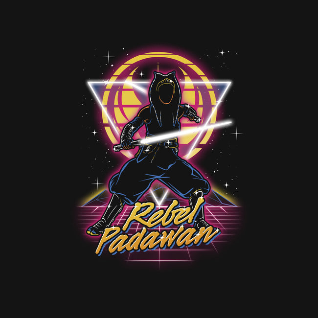 Retro Rebel Padawan-Womens-Fitted-Tee-Olipop