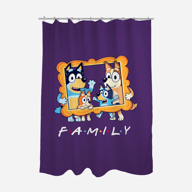 Family Friends-None-Polyester-Shower Curtain-Getsousa!