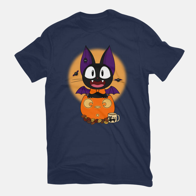 Spooky Jiji-Womens-Fitted-Tee-Alexhefe