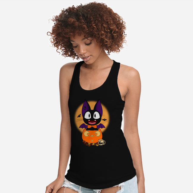 Spooky Jiji-Womens-Racerback-Tank-Alexhefe