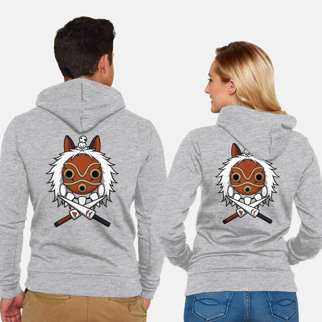 Forest Protector-Unisex-Zip-Up-Sweatshirt-pigboom