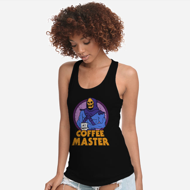 Coffee Master-Womens-Racerback-Tank-Melonseta