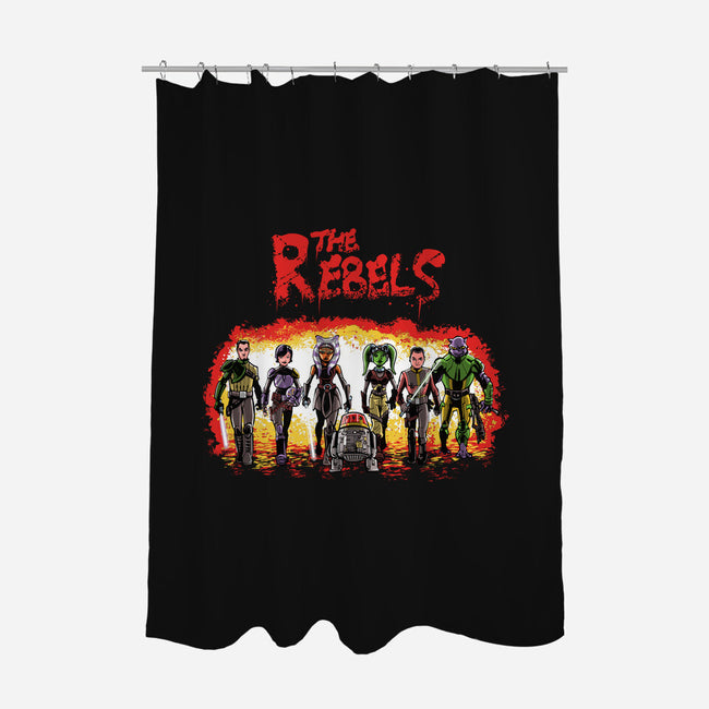 The Rebels-None-Polyester-Shower Curtain-zascanauta