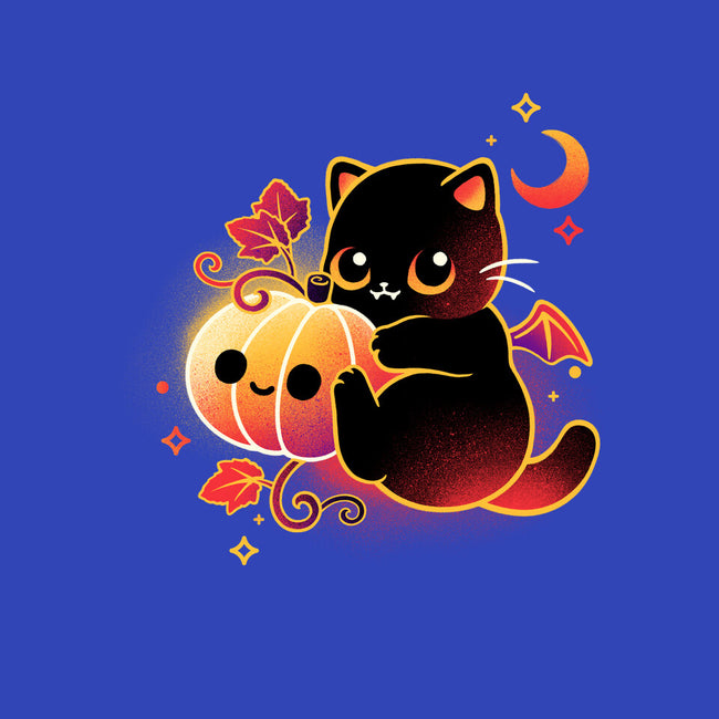 Demon Cat Halloween-None-Glossy-Sticker-NemiMakeit