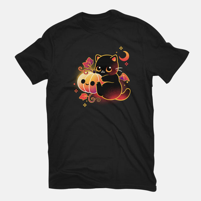 Demon Cat Halloween-Mens-Premium-Tee-NemiMakeit