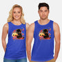 Demon Cat Halloween-Unisex-Basic-Tank-NemiMakeit