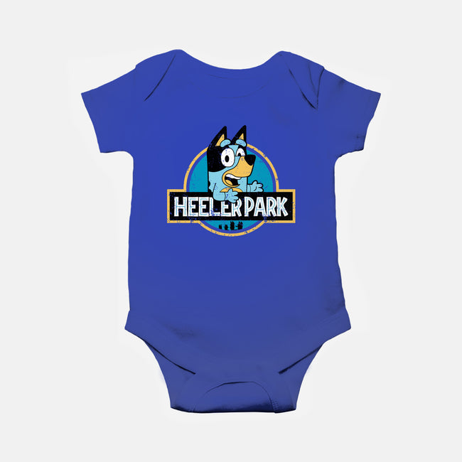 Heeler Park-Baby-Basic-Onesie-retrodivision