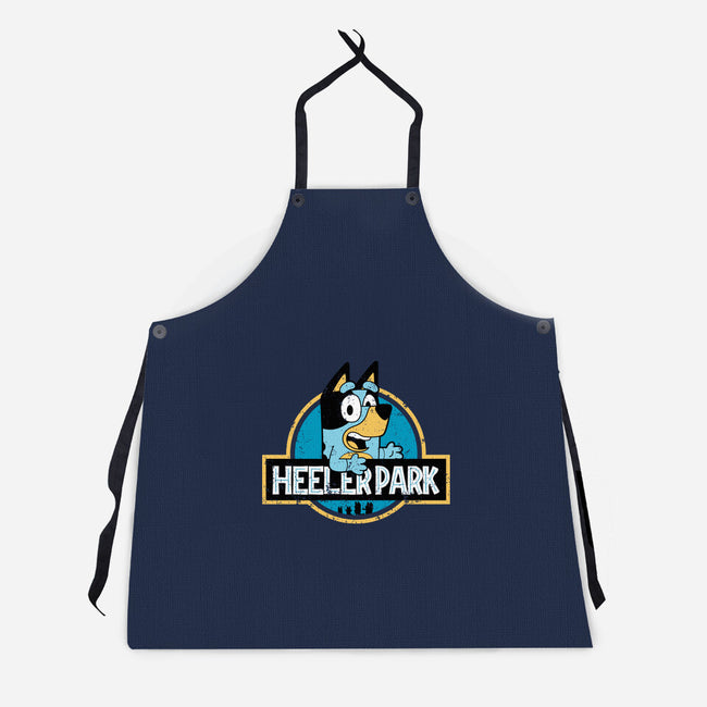 Heeler Park-Unisex-Kitchen-Apron-retrodivision