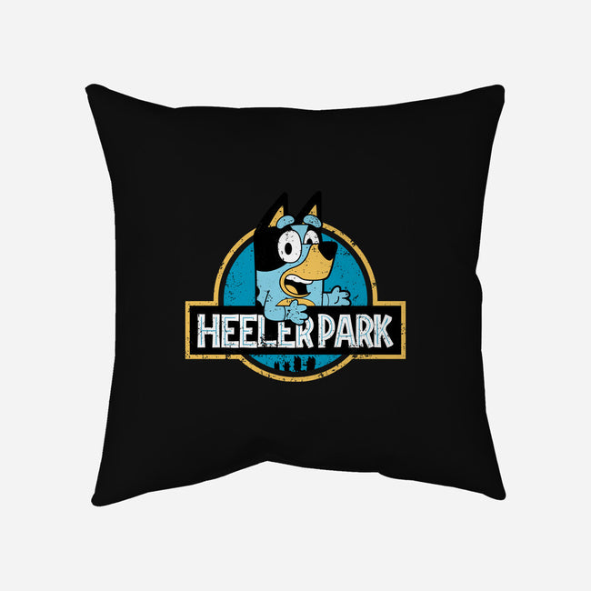 Heeler Park-None-Removable Cover-Throw Pillow-retrodivision