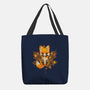 Autumn Kitsune-None-Basic Tote-Bag-retrodivision