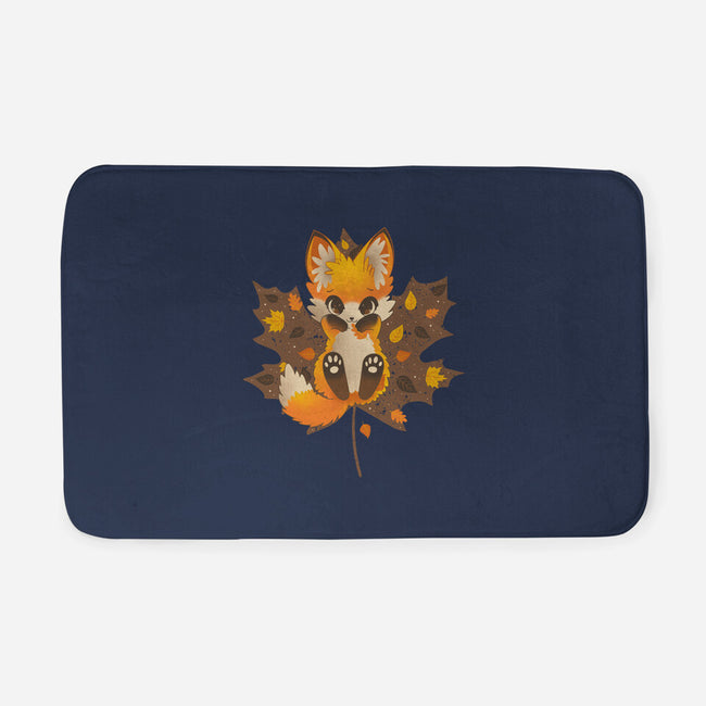 Autumn Kitsune-None-Memory Foam-Bath Mat-retrodivision