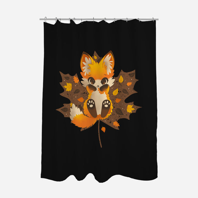 Autumn Kitsune-None-Polyester-Shower Curtain-retrodivision