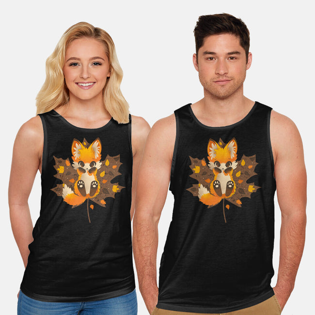 Autumn Kitsune-Unisex-Basic-Tank-retrodivision