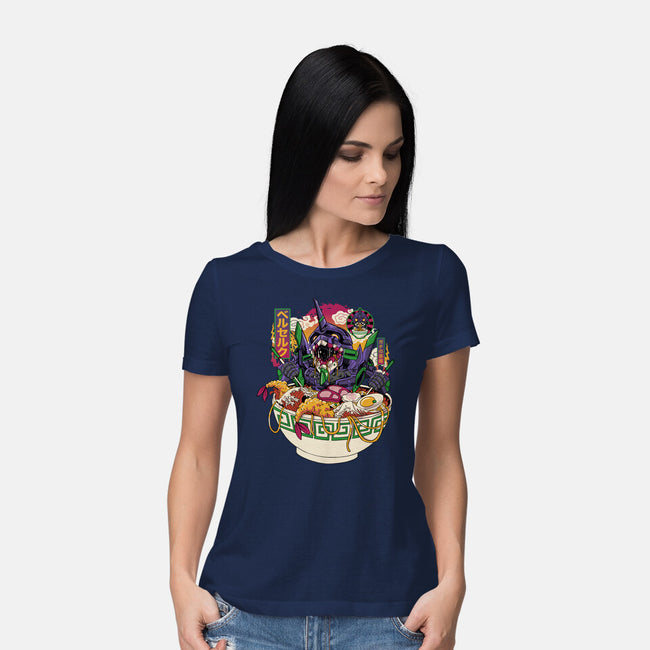 Ramen Eva-Womens-Basic-Tee-gaci