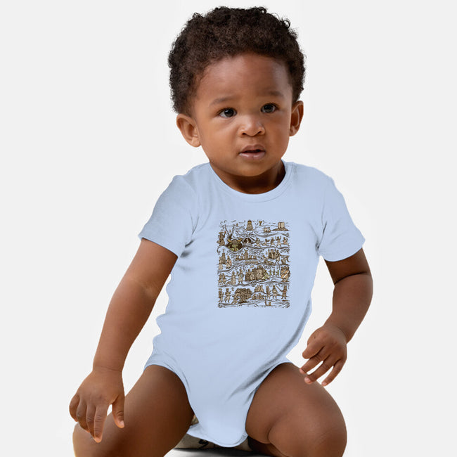 The Caerbannog Tapestry-Baby-Basic-Onesie-kg07