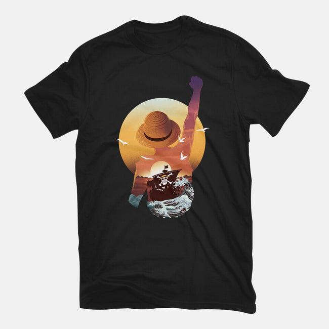 Praise The Sun King Pirate-Mens-Basic-Tee-dandingeroz