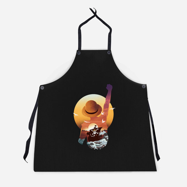 Praise The Sun King Pirate-Unisex-Kitchen-Apron-dandingeroz