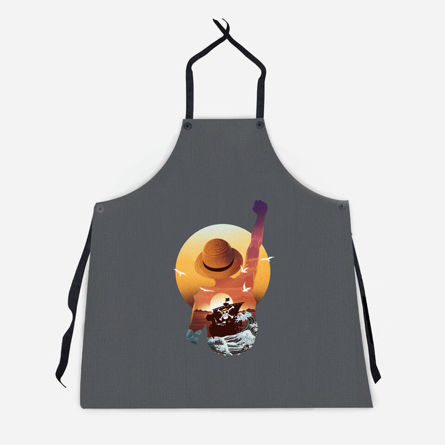 Praise The Sun King Pirate-Unisex-Kitchen-Apron-dandingeroz