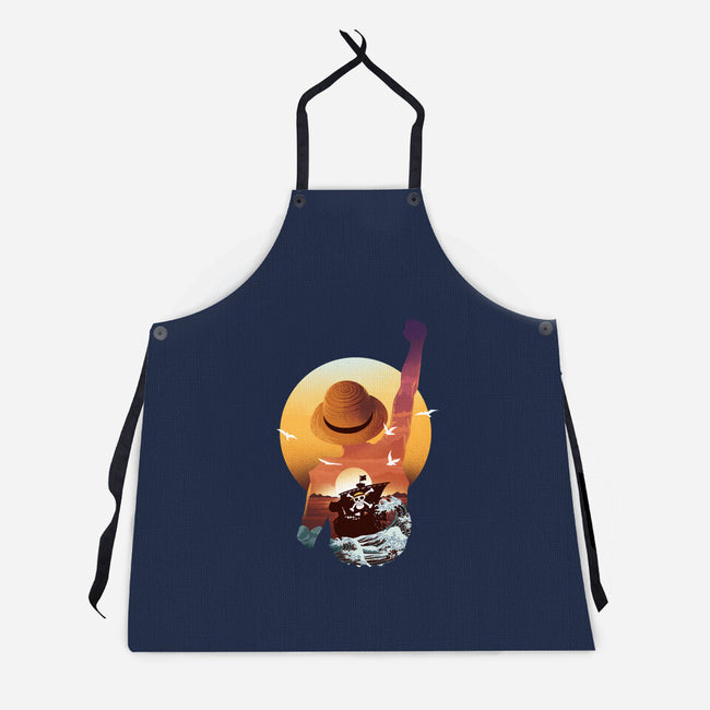 Praise The Sun King Pirate-Unisex-Kitchen-Apron-dandingeroz