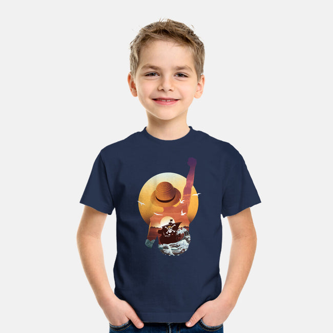 Praise The Sun King Pirate-Youth-Basic-Tee-dandingeroz