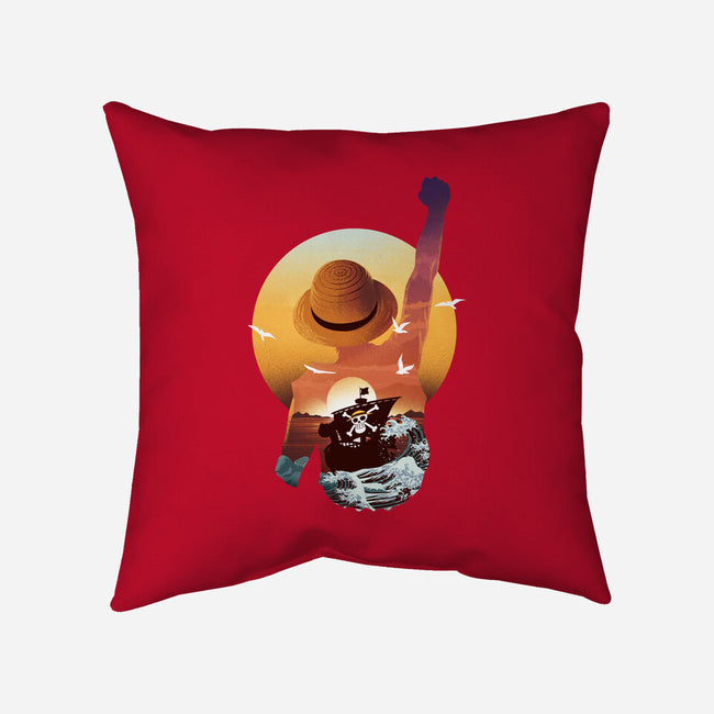 Praise The Sun King Pirate-None-Removable Cover-Throw Pillow-dandingeroz