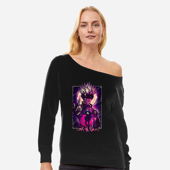 Special Grade Sorcerer-Womens-Off Shoulder-Sweatshirt-hypertwenty