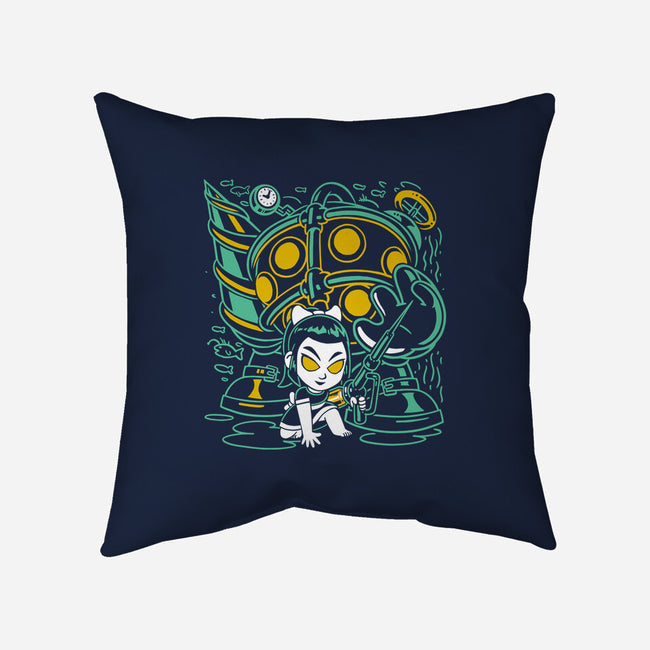 Undersea Guardians-None-Removable Cover-Throw Pillow-estudiofitas