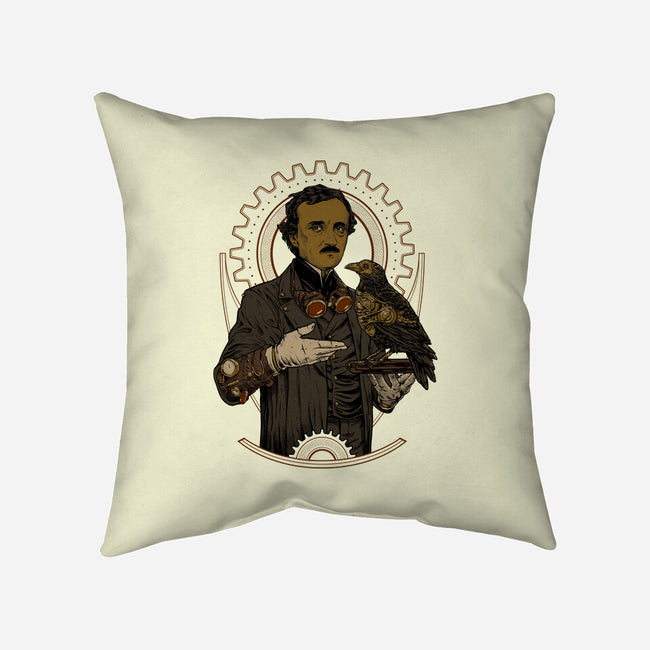 Edgar SteamPoe-None-Removable Cover w Insert-Throw Pillow-Hafaell