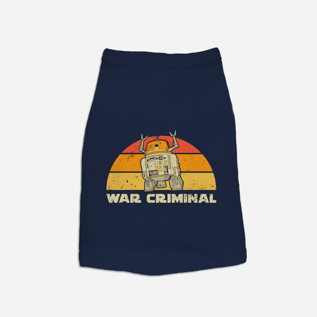 Vintage Criminal Droid-Dog-Basic-Pet Tank-retrodivision