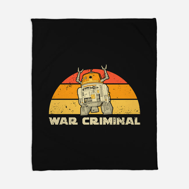 Vintage Criminal Droid-None-Fleece-Blanket-retrodivision