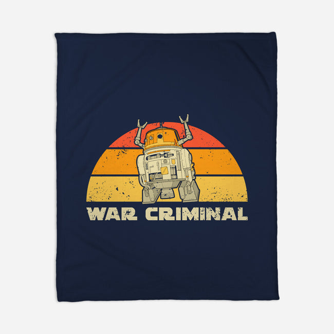 Vintage Criminal Droid-None-Fleece-Blanket-retrodivision