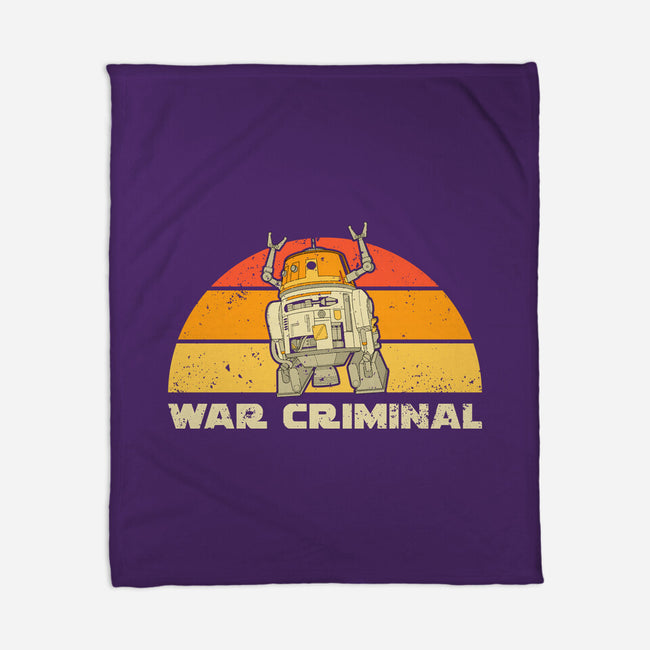 Vintage Criminal Droid-None-Fleece-Blanket-retrodivision