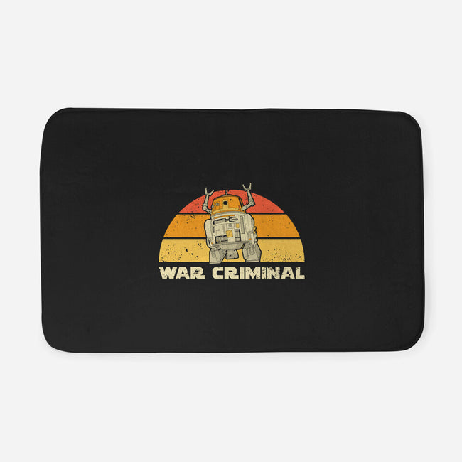 Vintage Criminal Droid-None-Memory Foam-Bath Mat-retrodivision