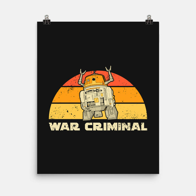 Vintage Criminal Droid-None-Matte-Poster-retrodivision