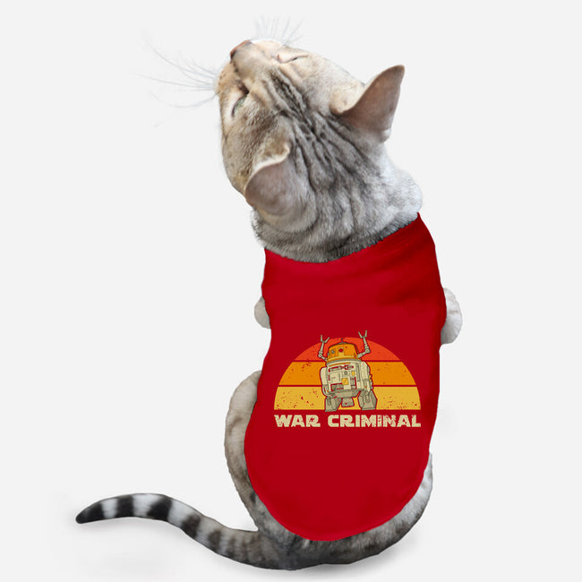 Vintage Criminal Droid-Cat-Basic-Pet Tank-retrodivision