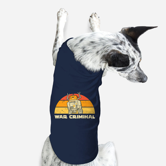 Vintage Criminal Droid-Dog-Basic-Pet Tank-retrodivision