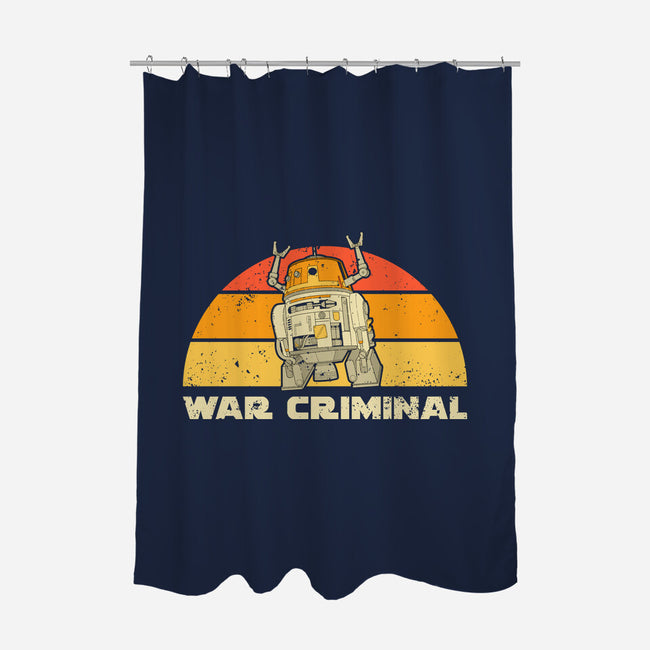 Vintage Criminal Droid-None-Polyester-Shower Curtain-retrodivision