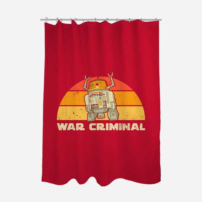 Vintage Criminal Droid-None-Polyester-Shower Curtain-retrodivision