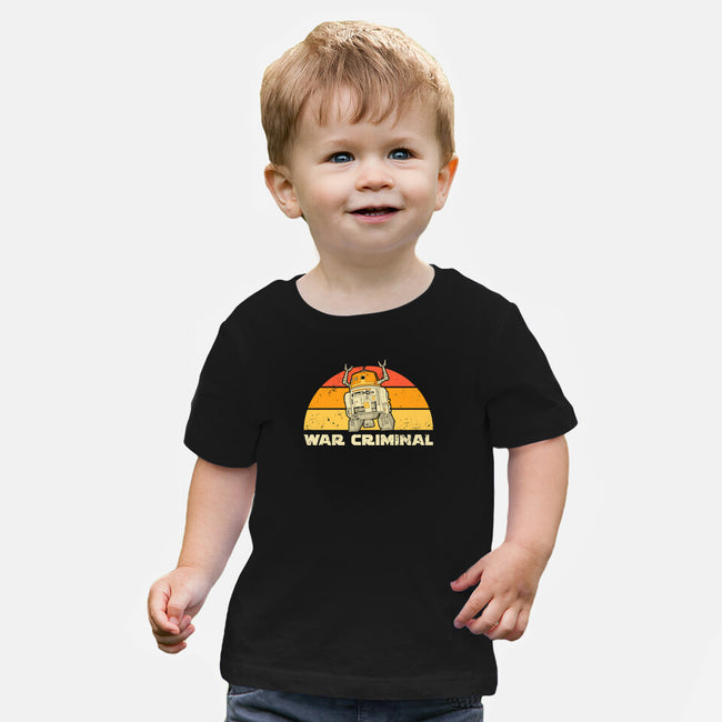 Vintage Criminal Droid-Baby-Basic-Tee-retrodivision