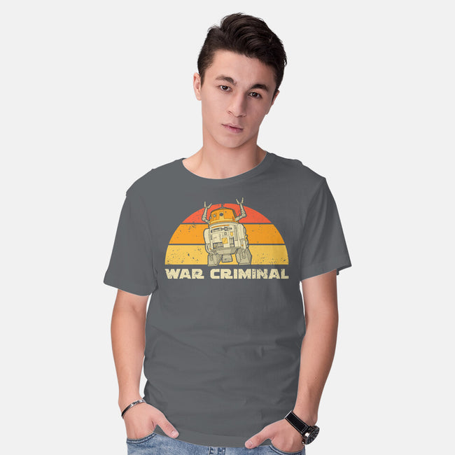 Vintage Criminal Droid-Mens-Basic-Tee-retrodivision