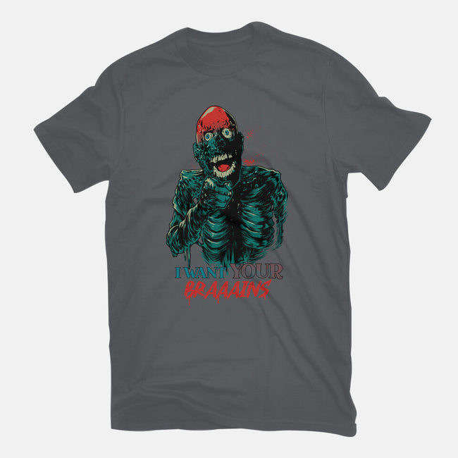 I Want Your Brains-Mens-Premium-Tee-Hafaell