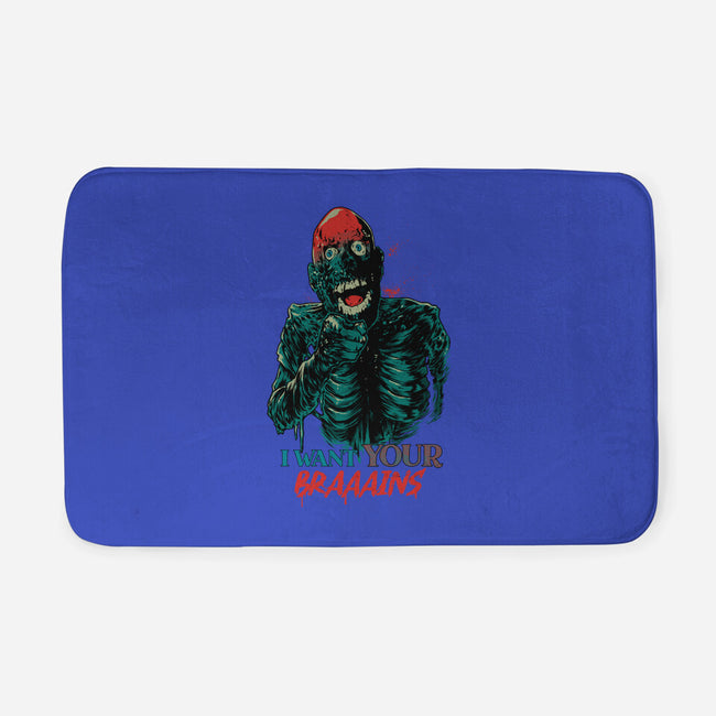 I Want Your Brains-None-Memory Foam-Bath Mat-Hafaell